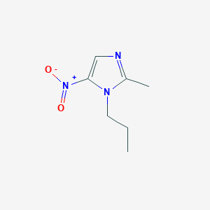 molecular formula C7H11N3O2 B14139378 2-methyl-5-nitro-1-propyl-1H-imidazole CAS No. 5006-72-4