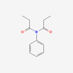 molecular formula C12H15NO2 B14139418 Dipropionylaniline CAS No. 33278-12-5