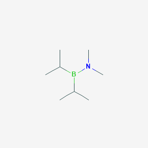 molecular formula C8H20BN B14139447 Boranamine, N,N-dimethyl-1,1-bis(1-methylethyl)- CAS No. 90324-59-7