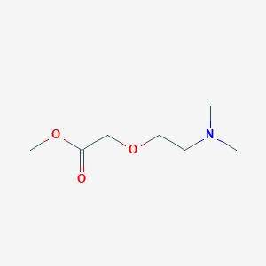 molecular formula C7H15NO3 B14139480 Methyl [2-(dimethylamino)ethoxy]acetate CAS No. 89207-16-9