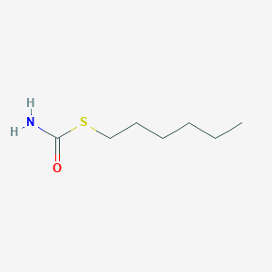 molecular formula C7H15NOS B14139502 Carbamothioic acid, S-hexyl ester CAS No. 51861-60-0