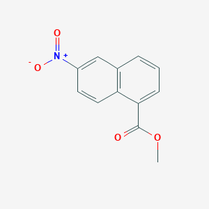 molecular formula C12H9NO4 B14139541 Methyl 6-nitro-1-naphthoate CAS No. 59866-99-8