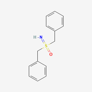 molecular formula C14H15NOS B14139571 Dibenzylsulfoximide 