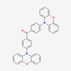 molecular formula C37H24N2O3 B14139739 Bis(4-(10H-phenoxazin-10-yl)phenyl)methanone 