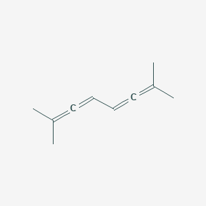 molecular formula C10H14 B14139783 2,3,5,6-Octatetraene, 2,7-dimethyl- CAS No. 3642-20-4