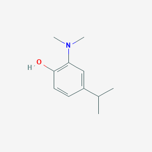 molecular formula C11H17NO B14139892 2-(Dimethylamino)-4-isopropylphenol CAS No. 857629-76-6