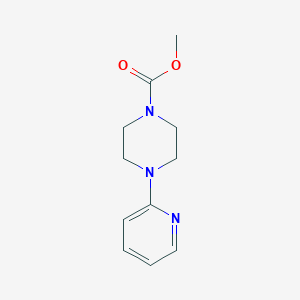 molecular formula C11H15N3O2 B14140037 Methyl 4-(pyridin-2-yl)piperazine-1-carboxylate CAS No. 436083-56-6