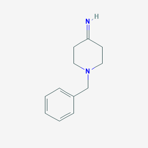 molecular formula C12H16N2 B14140087 1-(Phenylmethyl)-4-piperidinimine CAS No. 1184176-91-7