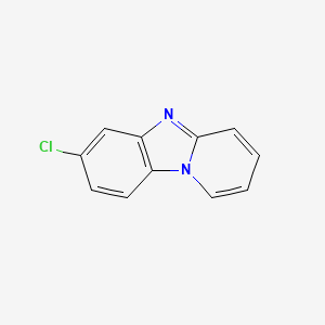 molecular formula C11H7ClN2 B14140157 7-Chloropyrido[1,2-a]benzimidazole 