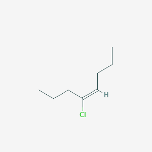 molecular formula C8H15Cl B14140200 (E)-4-Chloro-4-octene CAS No. 10124-70-6