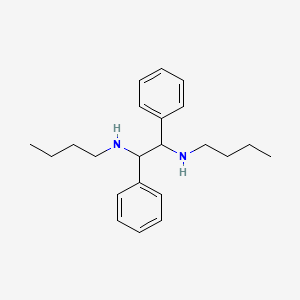 molecular formula C22H32N2 B14140209 N,N'-dibutyl-1,2-diphenylethane-1,2-diamine CAS No. 4169-62-4