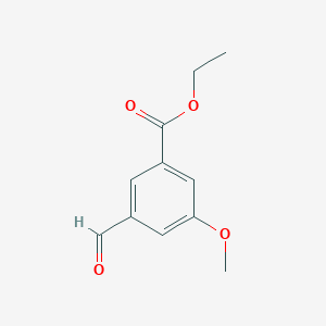 molecular formula C11H12O4 B14140356 Ethyl 3-formyl-5-methoxybenzoate CAS No. 367519-87-7