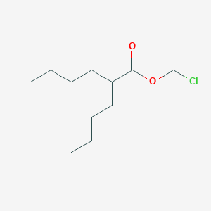 molecular formula C11H21ClO2 B14140414 Chloromethyl 2-butylhexanoate CAS No. 89312-21-0