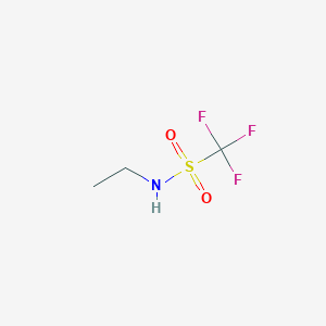 molecular formula C3H6F3NO2S B14140454 Ethyl(trifluoromethylsulfonyl)amine CAS No. 34310-30-0