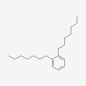 molecular formula C20H34 B14140506 Benzene, diheptyl- CAS No. 89231-32-3