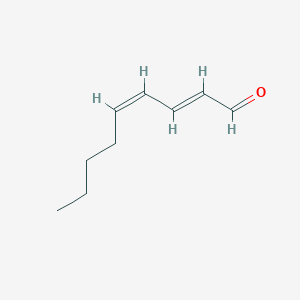 molecular formula C9H14O B14140597 (E,Z)-2,4-nonadienal CAS No. 21661-99-4