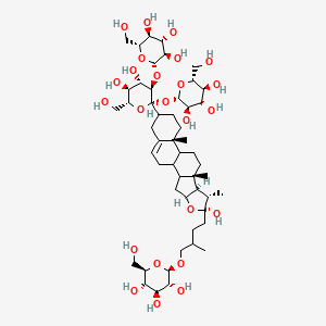 molecular formula C51H84O24 B14140661 Alliumoside B CAS No. 56126-14-8