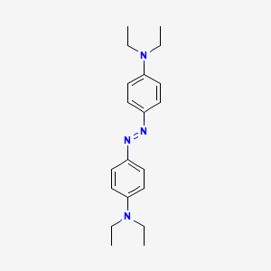 molecular formula C20H28N4 B14140669 4,4'-Bis-diathylamino-azobenzol CAS No. 89039-04-3