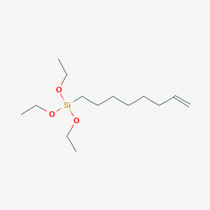 molecular formula C14H30O3Si B14140696 Triethoxy(oct-7-enyl)silane CAS No. 52217-55-7
