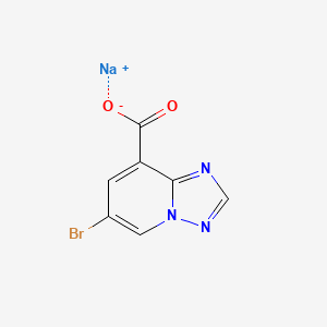 molecular formula C7H3BrN3NaO2 B1414080 Sodium 6-bromo-[1,2,4]triazolo[1,5-a]pyridine-8-carboxylate CAS No. 2059954-40-2