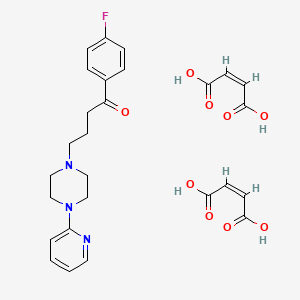 molecular formula C27H30FN3O9 B14140816 Azaperone dimaleate CAS No. 59698-53-2