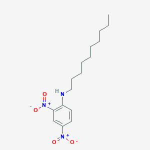 molecular formula C16H25N3O4 B14140838 N-Decyl-2,4-dinitroaniline CAS No. 2044-89-5