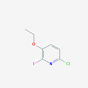 molecular formula C7H7ClINO B1414086 6-Chloro-3-ethoxy-2-iodopyridine CAS No. 1881463-83-7