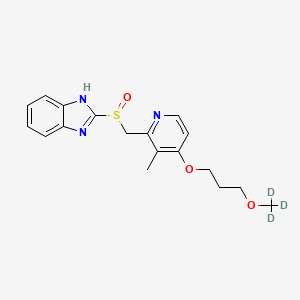 molecular formula C18H21N3O3S B14140948 Rabeprazole-d3 CAS No. 934295-30-4