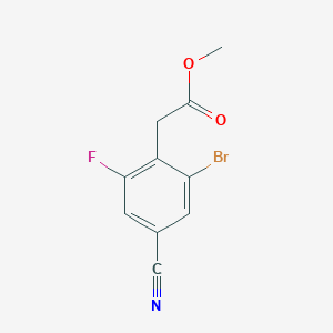 Methyl 2-bromo-4-cyano-6-fluorophenylacetate