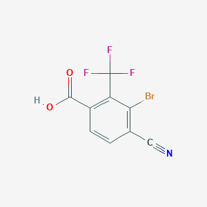 3-Bromo-4-cyano-2-(trifluoromethyl)benzoic acid
