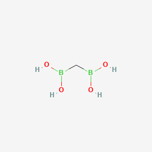 molecular formula CH6B2O4 B14141072 Methylenediboronic acid CAS No. 13251-32-6