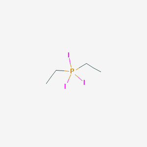 molecular formula C4H10I3P B14141118 Diethyl(triiodo)-lambda~5~-phosphane CAS No. 89262-58-8