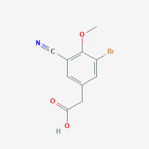 3-Bromo-5-cyano-4-methoxyphenylacetic acid