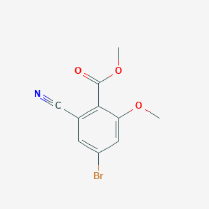 Methyl 4-bromo-2-cyano-6-methoxybenzoate