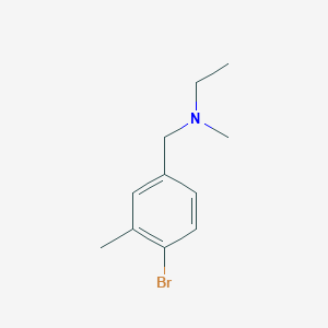 [(4-Bromo-3-methylphenyl)methyl](ethyl)methylamine