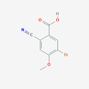 5-Bromo-2-cyano-4-methoxybenzoic acid