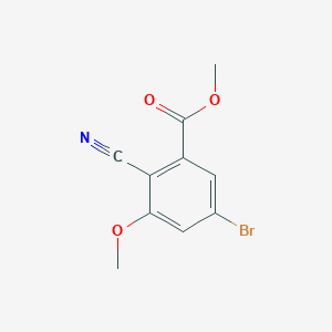 Methyl 5-bromo-2-cyano-3-methoxybenzoate