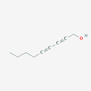 molecular formula C9H12O B14141559 2,4-Nonadiyn-1-ol CAS No. 4525-50-2