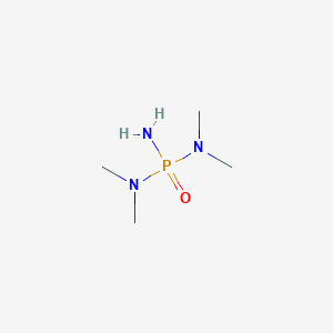 molecular formula C4H14N3OP B14141632 N,N,N',N'-Tetramethylphosphoramide CAS No. 3732-86-3