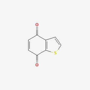 molecular formula C8H4O2S B14141682 Benzo[b]thiophene-4,7-dione CAS No. 73630-87-2