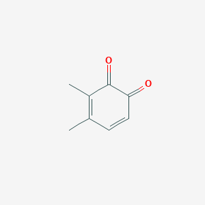molecular formula C8H8O2 B14141683 3,4-Dimethylcyclohexa-3,5-diene-1,2-dione CAS No. 4542-65-8