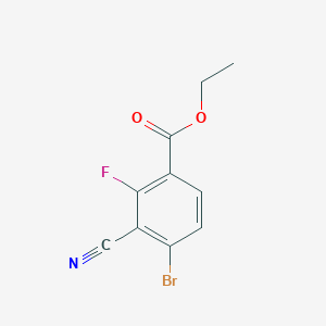 Ethyl 4-bromo-3-cyano-2-fluorobenzoate