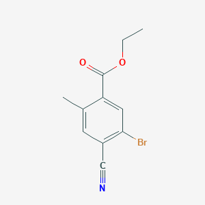 Ethyl 5-bromo-4-cyano-2-methylbenzoate
