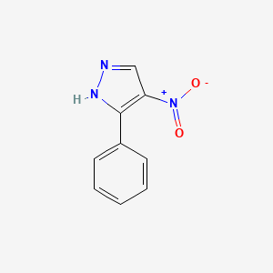 molecular formula C9H7N3O2 B14142142 4-nitro-5-phenyl-1H-pyrazole CAS No. 38858-96-7