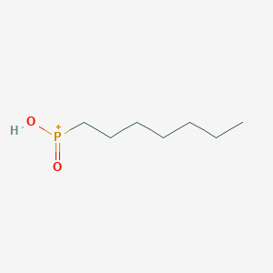 molecular formula C7H16O2P+ B14142162 Heptyl-hydroxy-oxophosphanium CAS No. 21655-86-7