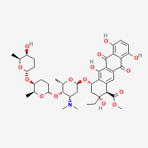 molecular formula C42H55NO15 B14142204 Rhodirubin B CAS No. 64502-82-5