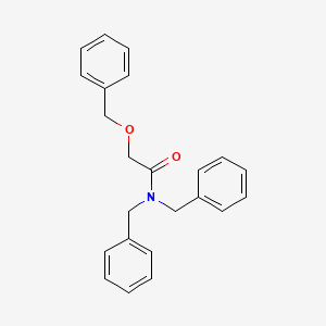 molecular formula C23H23NO2 B14142234 2-phenylmethoxy-N,N-bis(phenylmethyl)acetamide CAS No. 308266-10-6