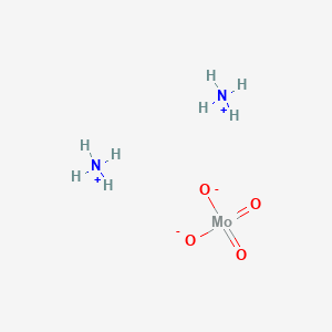 molecular formula (NH4)2MoO4<br>H8MoN2O4 B141423 二铵钼酸盐 CAS No. 140899-16-7