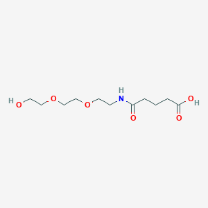 Pentanoic acid, 5-[[2-[2-(2-hydroxyethoxy)ethoxy]ethyl]amino]-5-oxo-