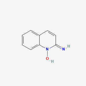 molecular formula C9H8N2O B14142371 1-Hydroxyquinolin-2-imine CAS No. 30958-68-0